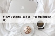 广东电子游戏机厂家直销（广东电玩游戏机厂家）