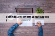 10世界杯16强（世界杯16强对阵规则图）