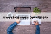 新安电子游戏厅和电玩城（电玩城是网吧吗）