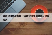 橄榄球世界杯美国（橄榄球世界杯是美式还是英式）
